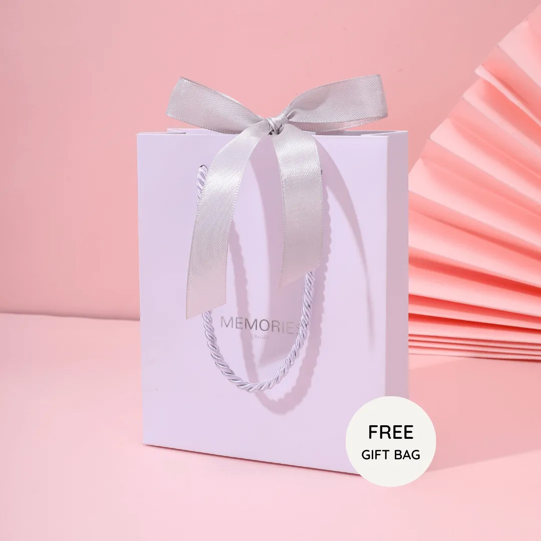 Memories: "THANK YOU FOR BEING MY BRIDESMAID" | Star Bracelet | White Gold-Plated