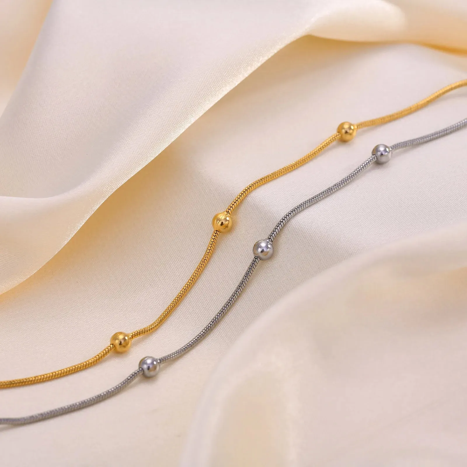 Mens Satellite Chain Anklets for Boys