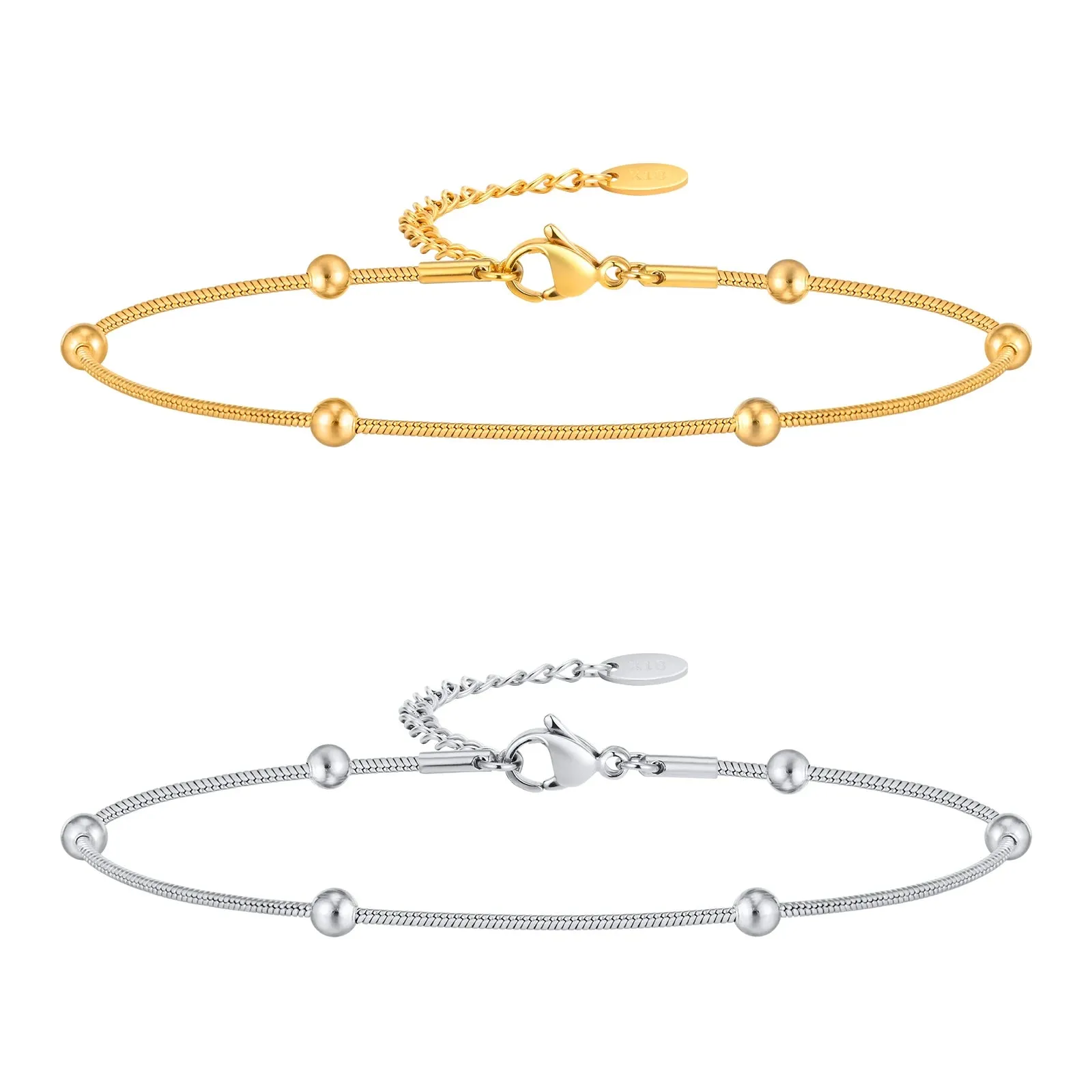 Mens Satellite Chain Anklets for Boys
