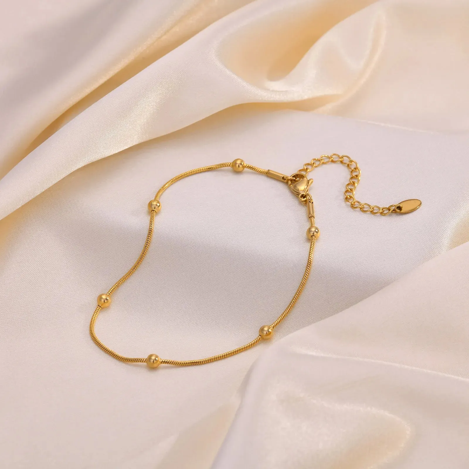 Mens Satellite Chain Anklets for Boys
