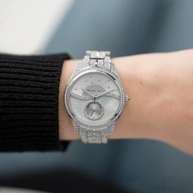 Michael Kors Lauryn Silver Tone Women's Watch MK3755
