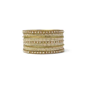 Mohini Bangle Set in Antique Gold