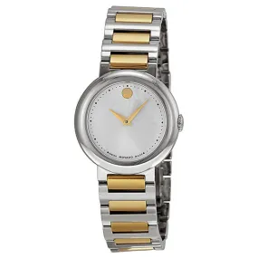 Movado Concerto Two-Tone Stainless Steel Ladies Watch 0606703