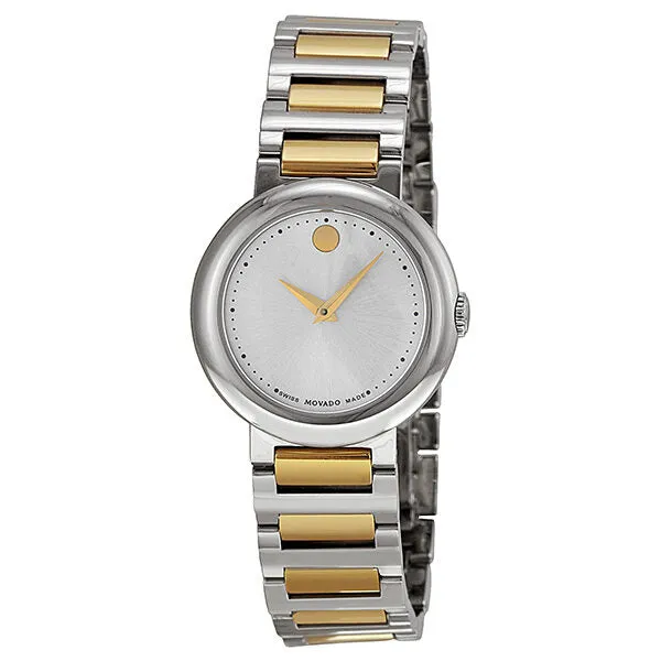 Movado Concerto Two-Tone Stainless Steel Ladies Watch 0606703