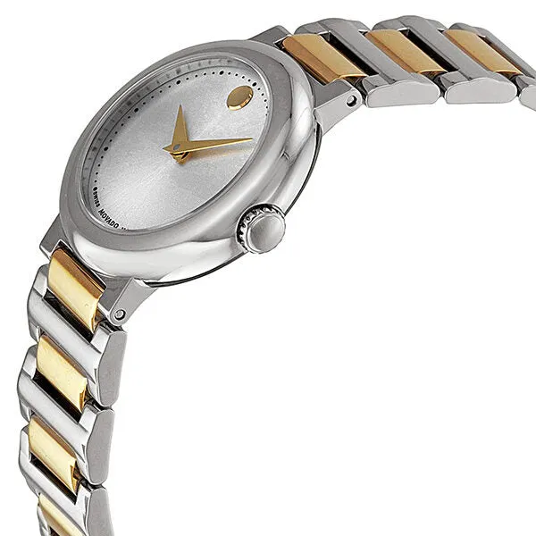 Movado Concerto Two-Tone Stainless Steel Ladies Watch 0606703