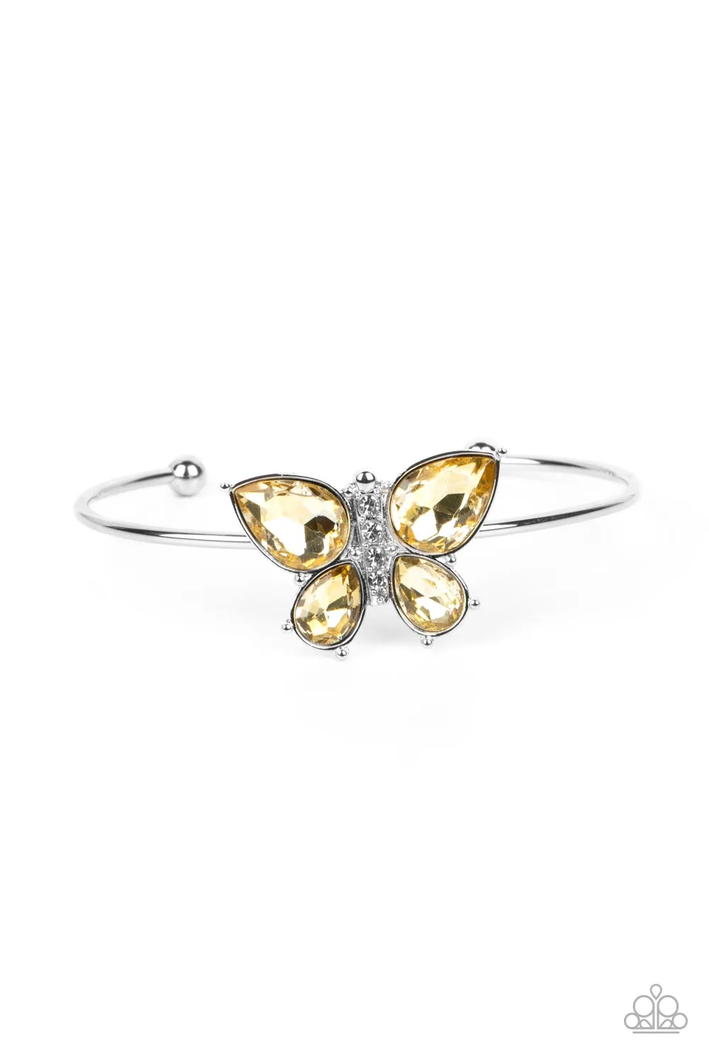 Necklaces Free-Flying Flutter - Yellow Set L2
