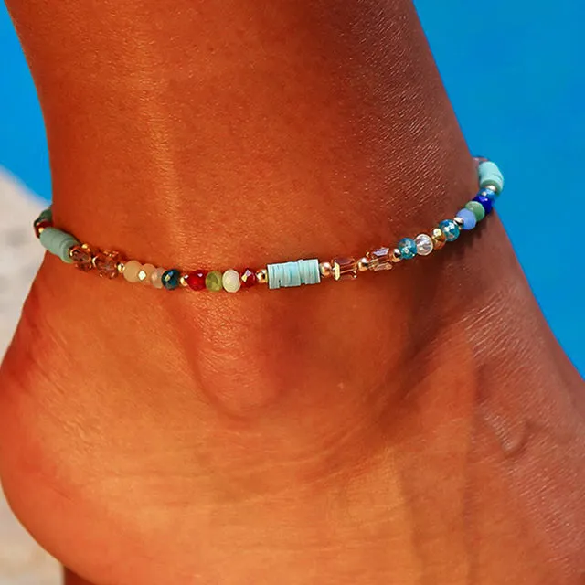 New Bohemia Summer Beach Turtle Shaped Anklets For Women