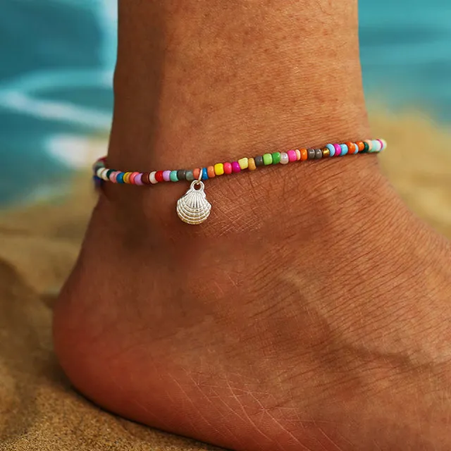 New Bohemia Summer Beach Turtle Shaped Anklets For Women