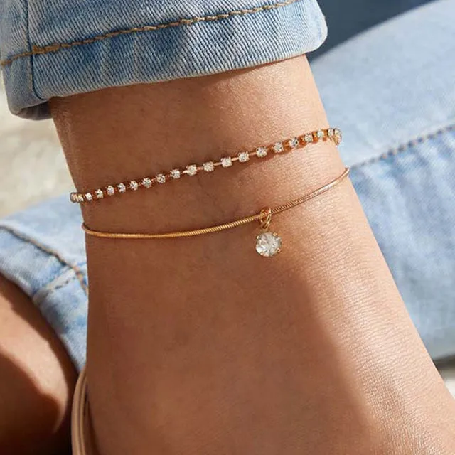 New Bohemia Summer Beach Turtle Shaped Anklets For Women