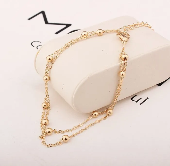 New Fashion Footwear Jewelry Gold or Silver Chain Ankle Bracelet
