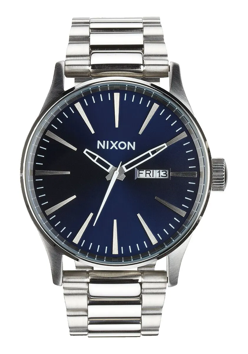 Nixon Sentry Stainless Steel Blue Sunray Dial Men's Watch Men's Watch A356-1258