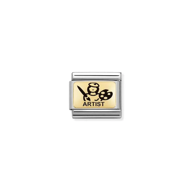 Nomination Composable Link Artist, 18K Gold