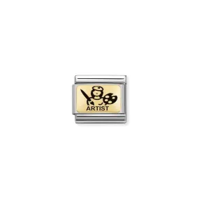 Nomination Composable Link Artist, 18K Gold