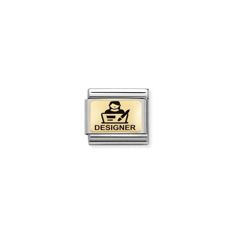 Nomination Composable Link Designer, 18K Gold