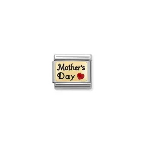 Nomination Composable Link Mothers Day, 18K Gold & Enamel