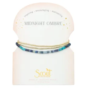 Ombre Stone Wrap - Midnight/Gold