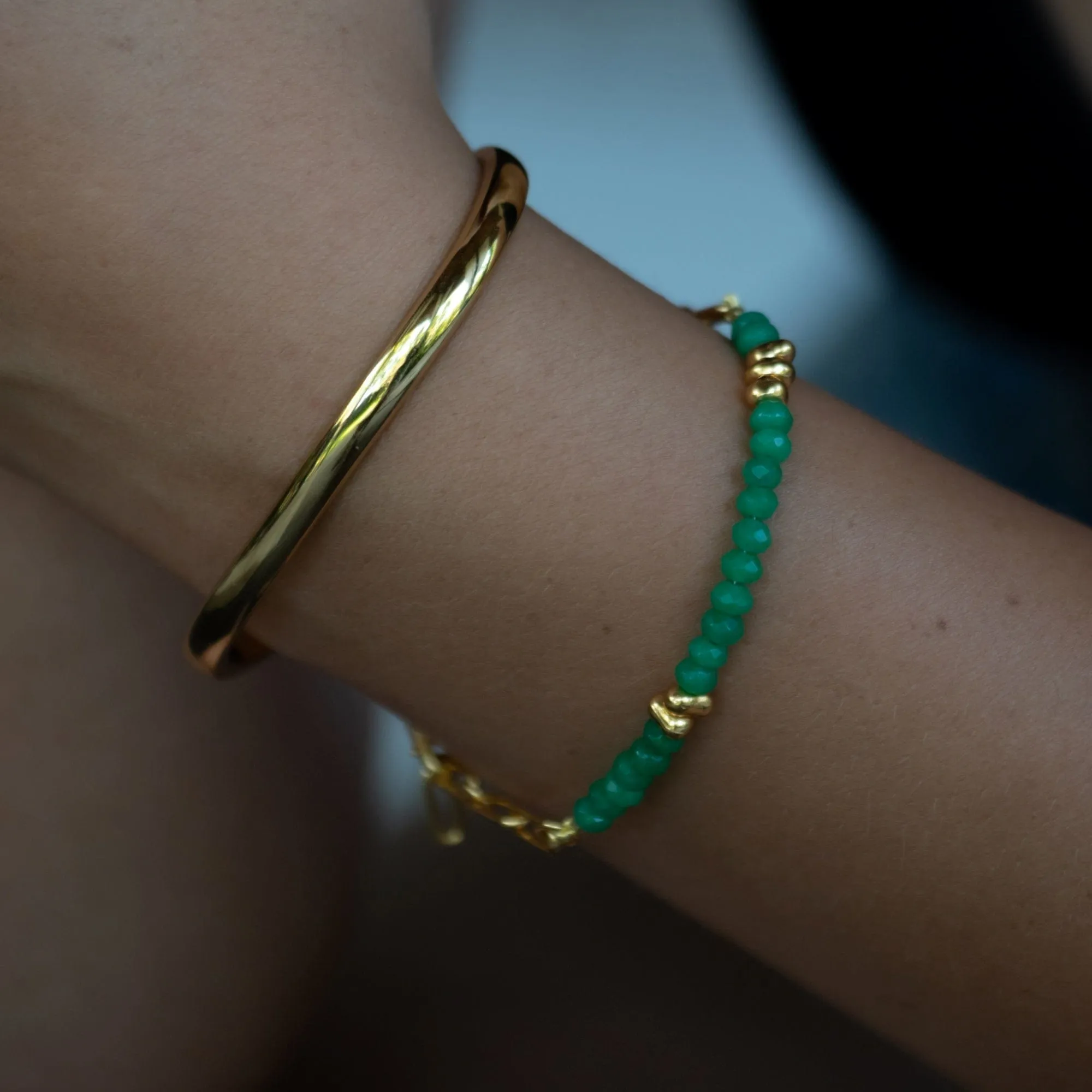 Open Claw Oval Bangle Cuff Bracelet