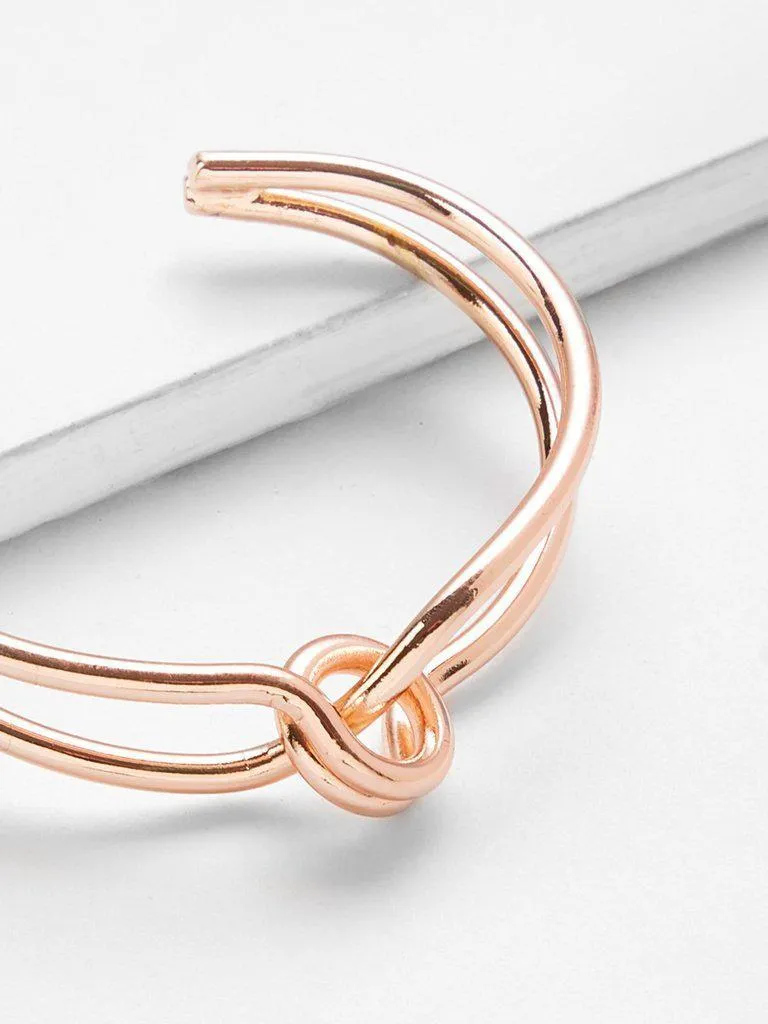 Open Knot Cuff Bangle