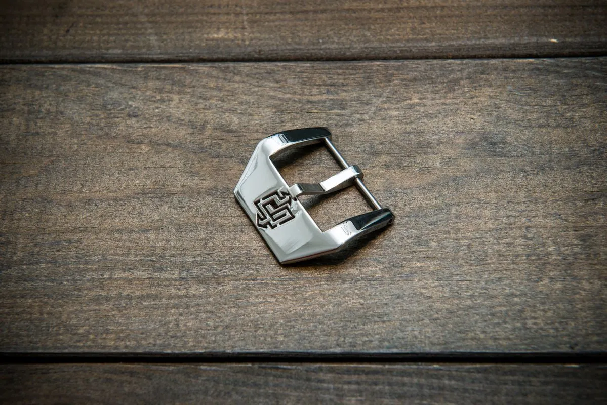 Panerai style buckle  stainless steel (silver polished/brushed) 22, 24, 26 mm
