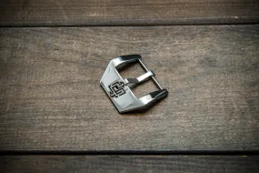 Panerai style buckle  stainless steel (silver polished/brushed) 22, 24, 26 mm