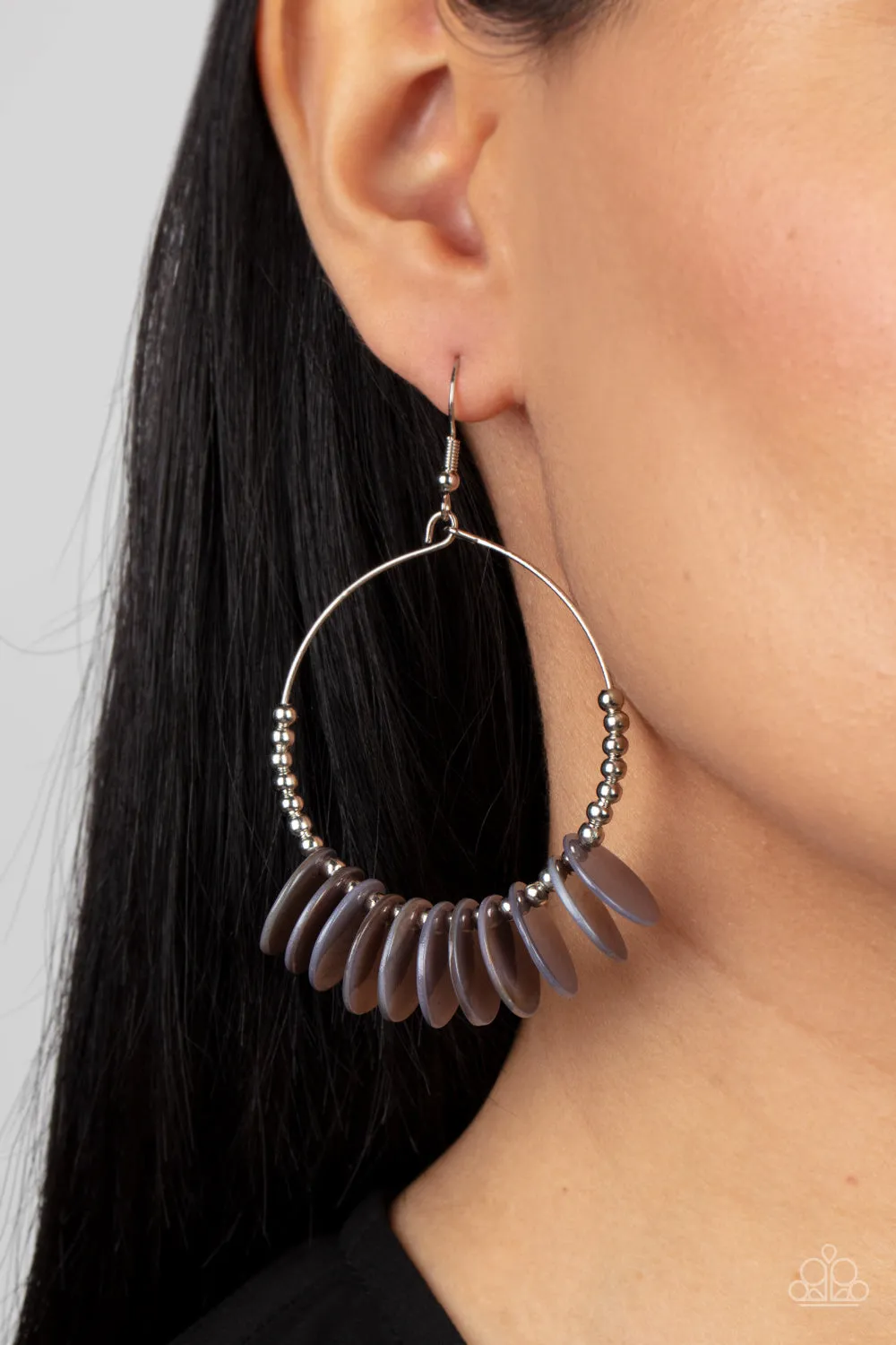 PAPARAZZI Caribbean Cocktail - Silver Earrings