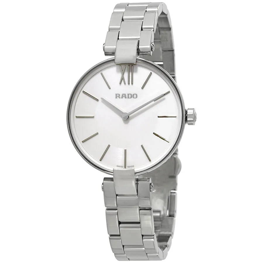 Rado Coupole Silver Dial Stainless Steel Ladies Watch R22850013
