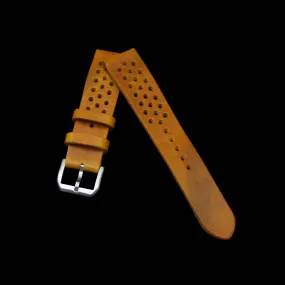 Rally Leather Watch Strap, Military 104 | Stitch-less
