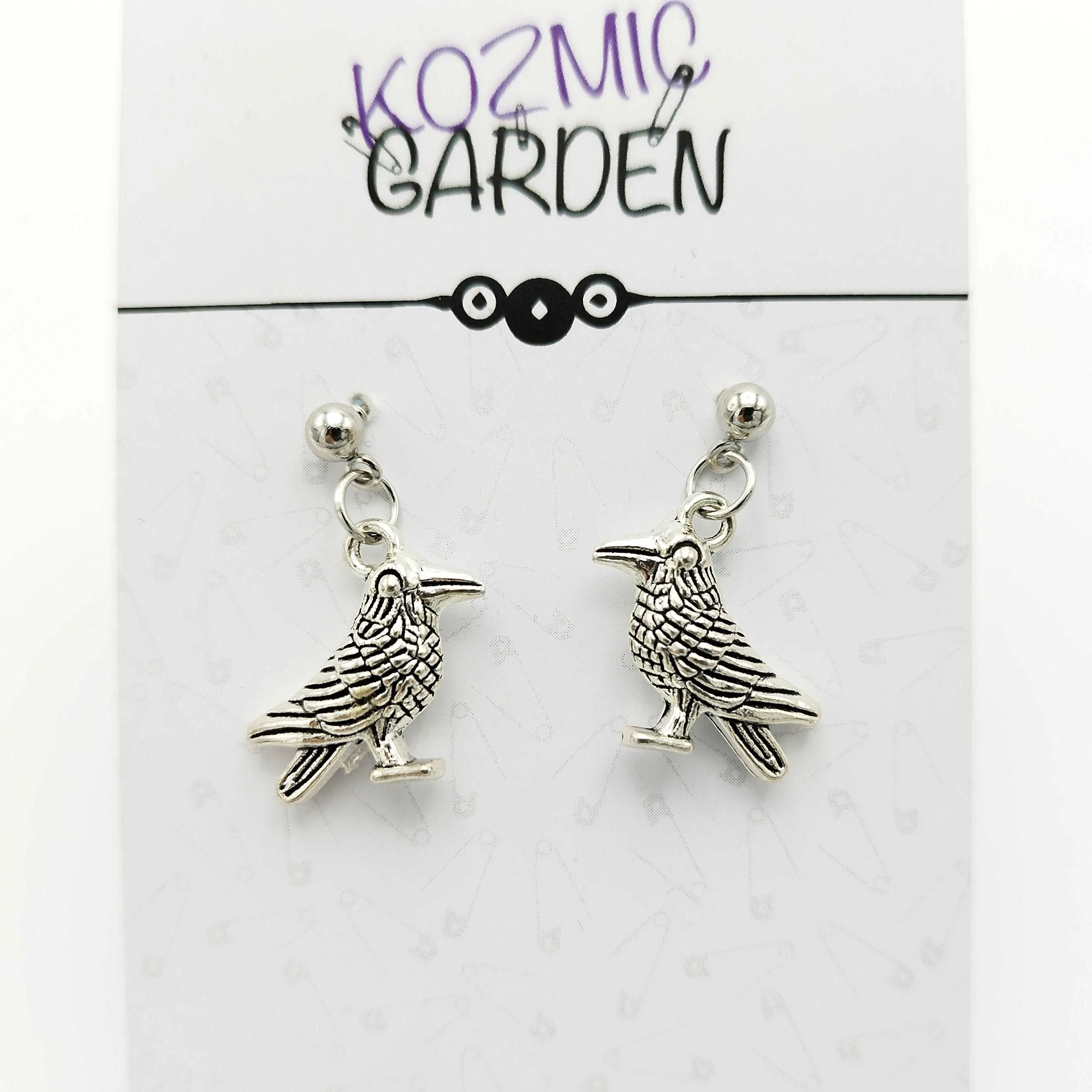 RAVEN STUD EARRINGS | Fly High in Style!