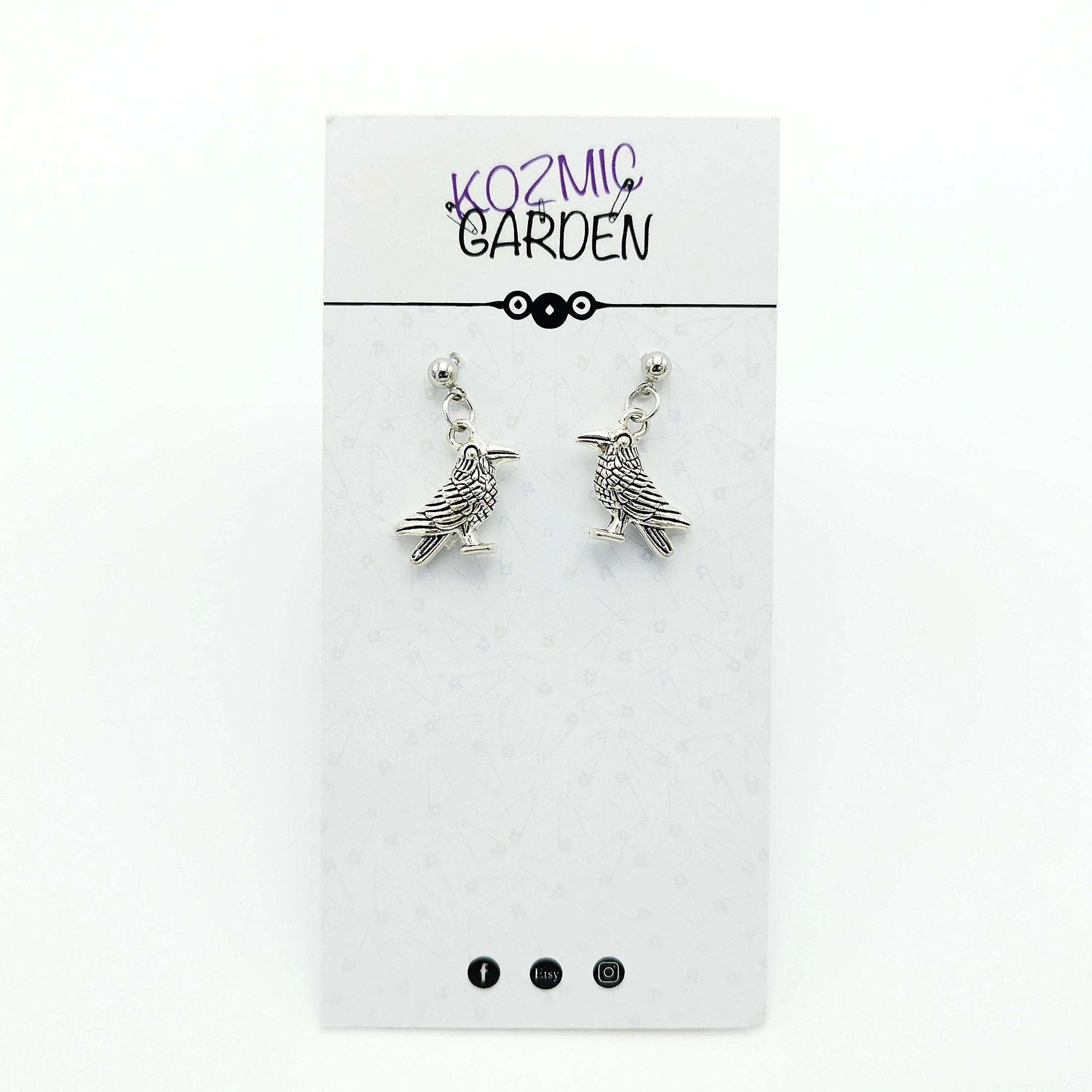 RAVEN STUD EARRINGS | Fly High in Style!