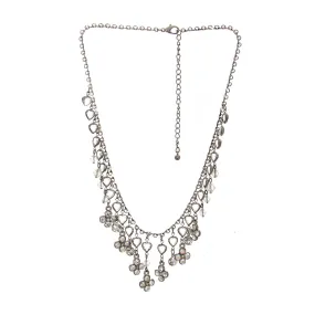 Rhinestone & Beaded Necklace