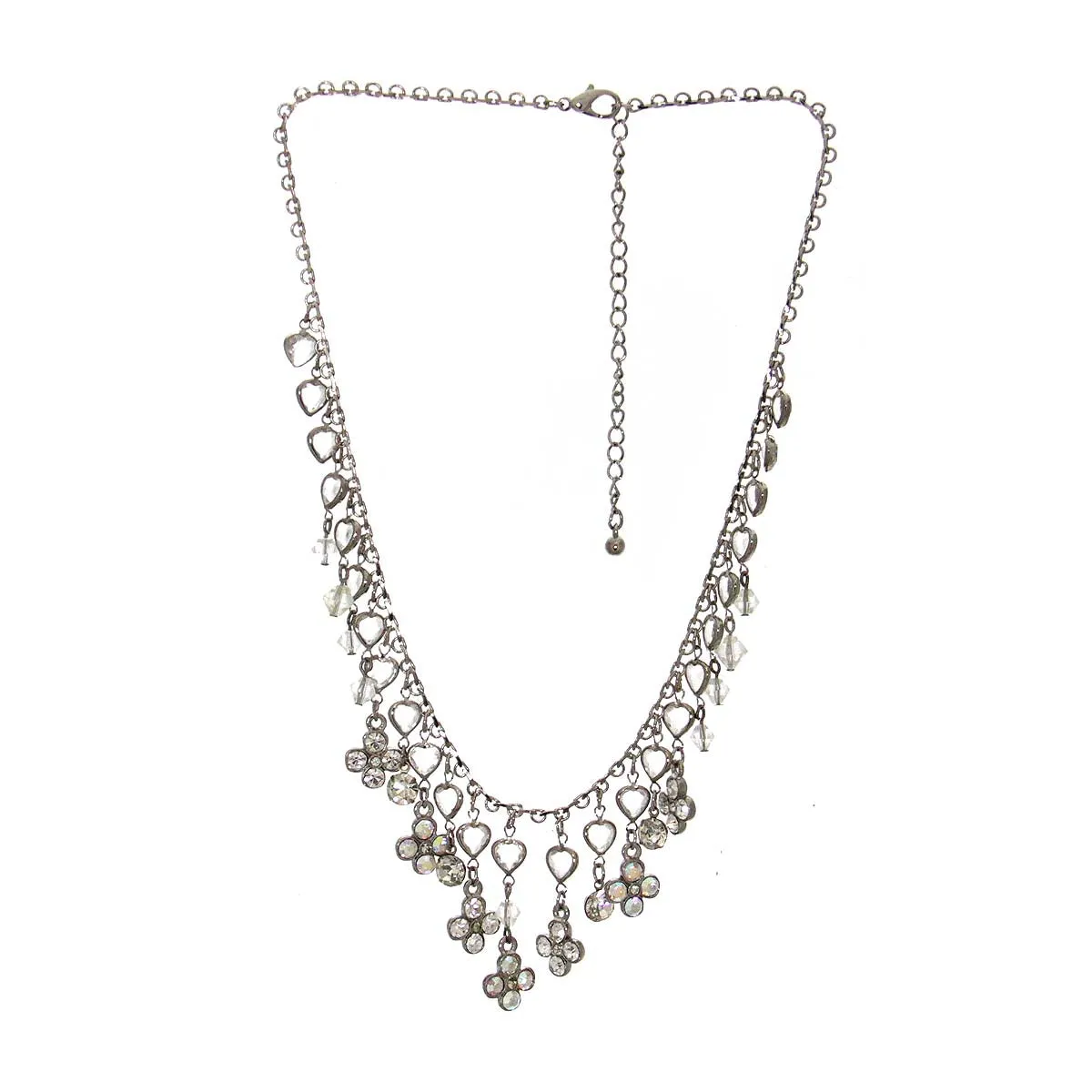 Rhinestone & Beaded Necklace