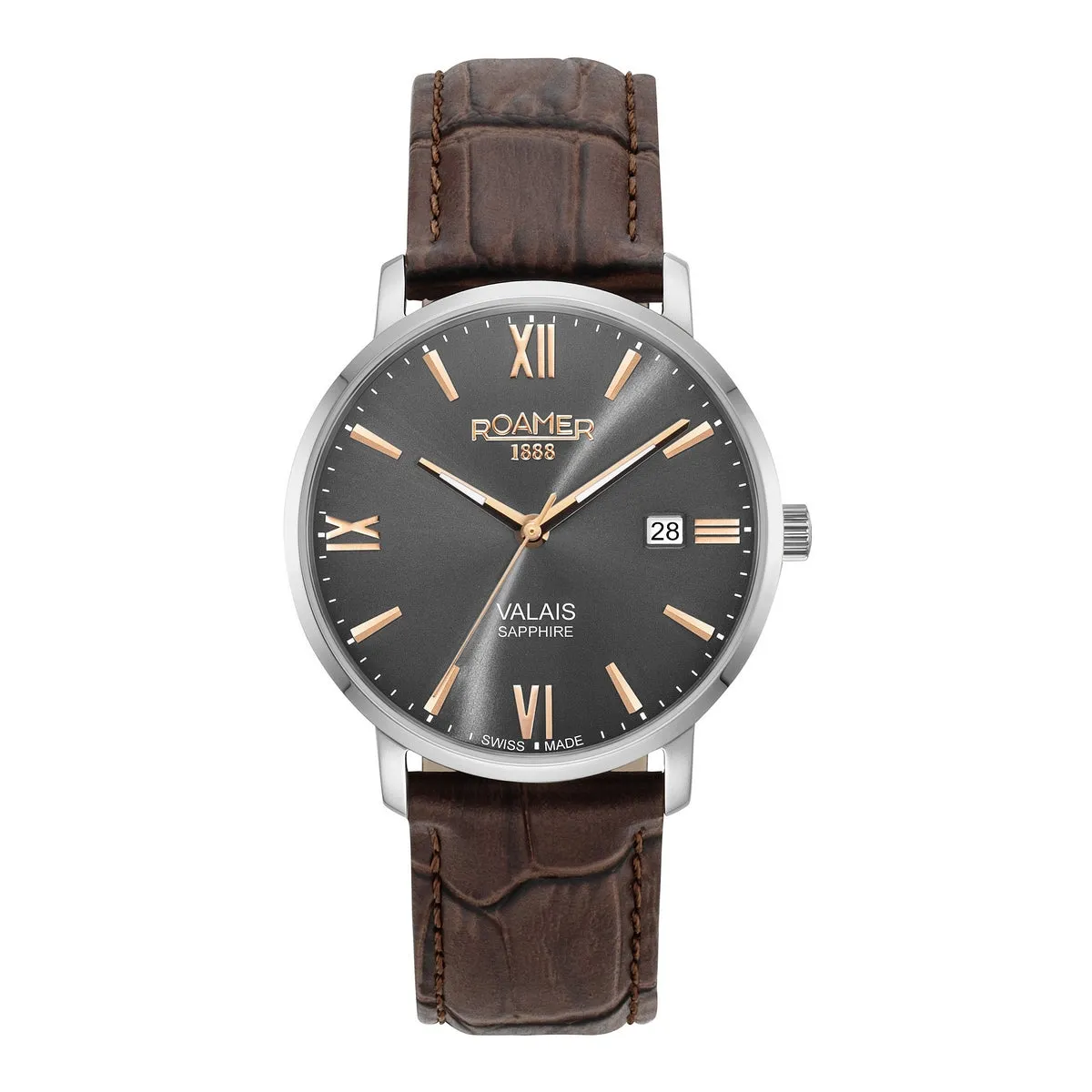 roamer valais ronda-515-a2c3 quartz wrist-watch - analog - battery