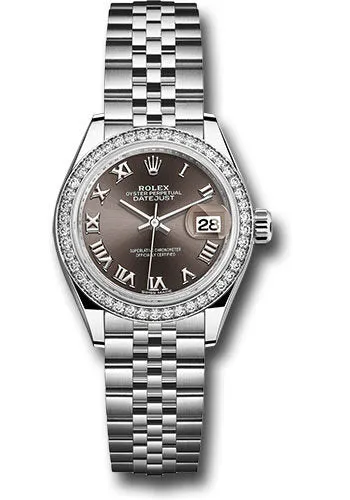 Rolex Lady Datejust Automatic Grey Dial Ladies Jubilee Watch 279384GYRJ