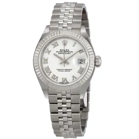 Rolex Lady-Datejust White Dial Automatic Ladies Jubilee Watch 279174WRJ
