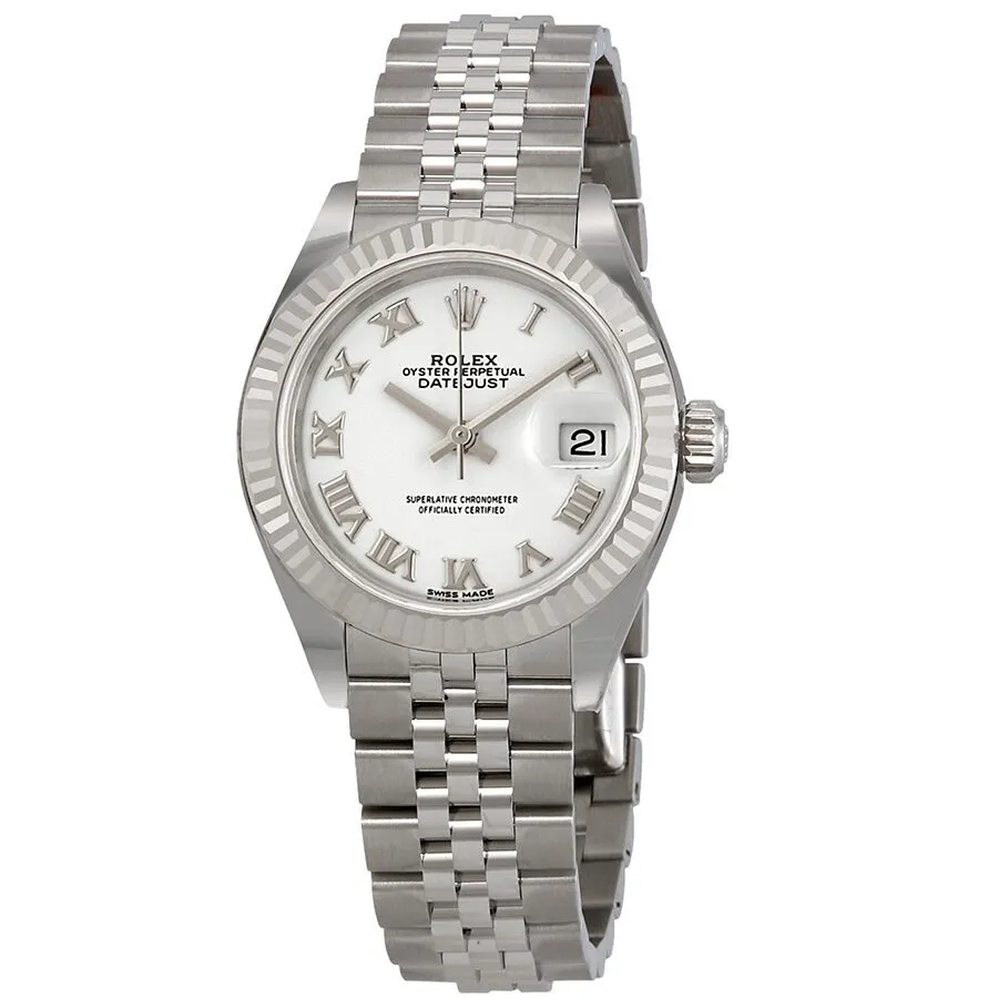 Rolex Lady-Datejust White Dial Automatic Ladies Jubilee Watch 279174WRJ