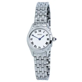 Seiko Classic Quartz Silver Dial Ladies Watch SWR037