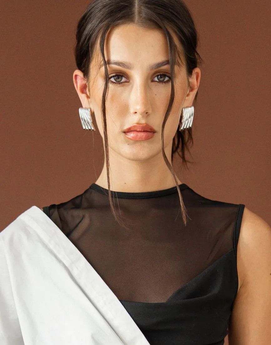 Sikora Earrings (Silver)