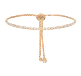 SINGLE ROW PULL BRACELET, ROSE GOLD