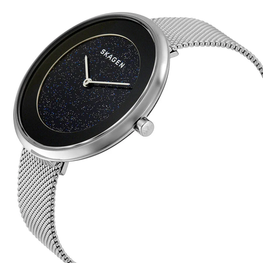 Skagen Gitte Black Dial Quartz Ladies Watch SKW2384