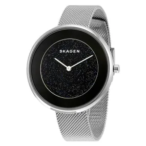 Skagen Gitte Black Dial Quartz Ladies Watch SKW2384