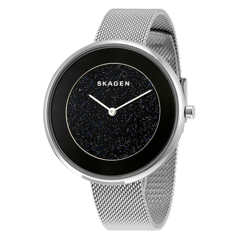 Skagen Gitte Black Dial Quartz Ladies Watch SKW2384
