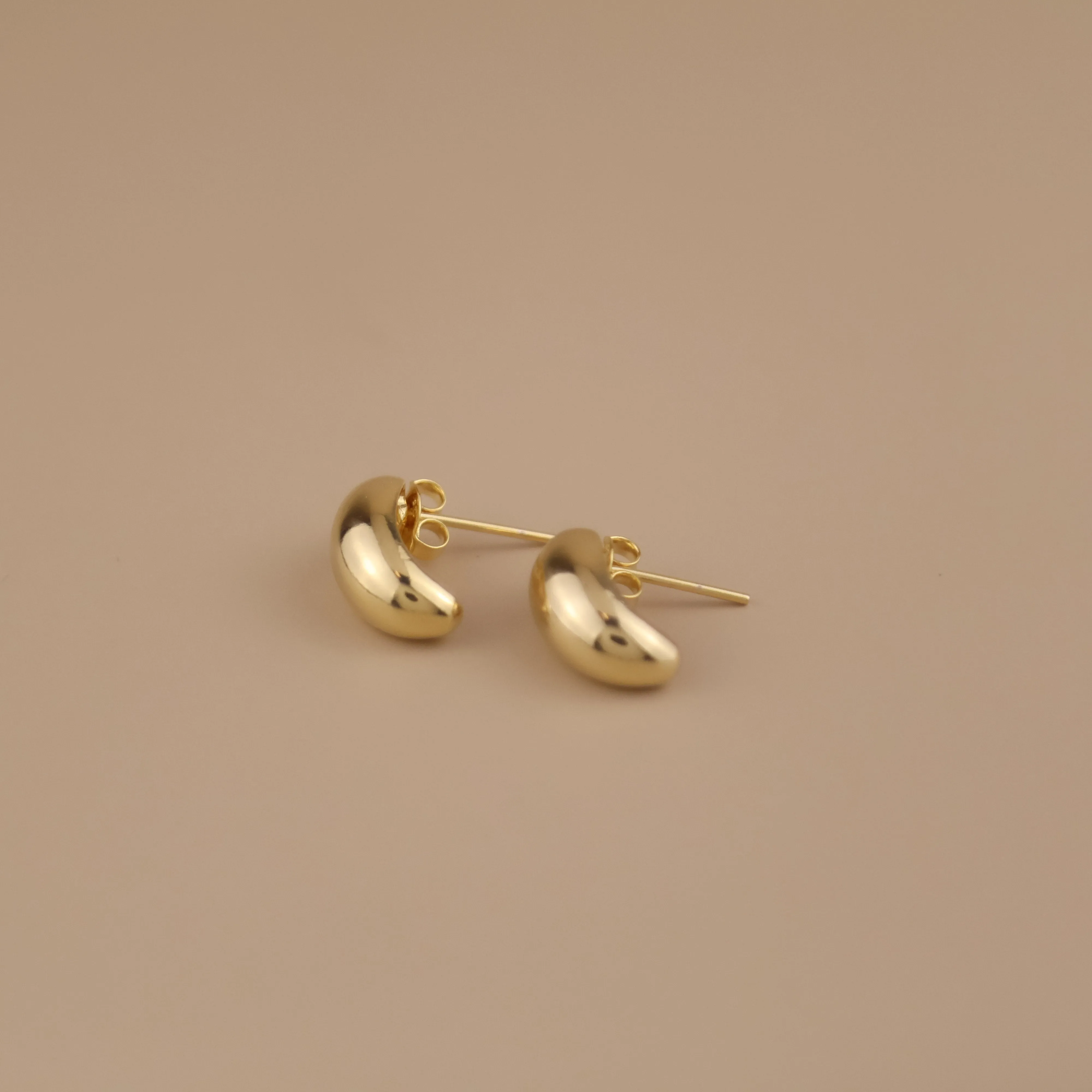 Small Dome Stud Earrings