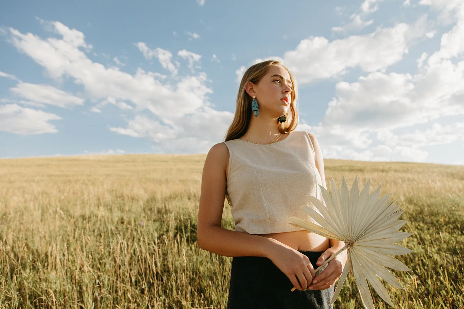 Spruce Tiered Tassel Earrings-Rover & Kin
