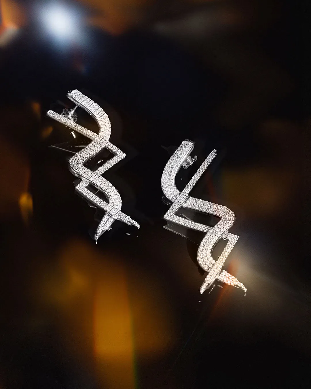 The Riri earrings - silver plated