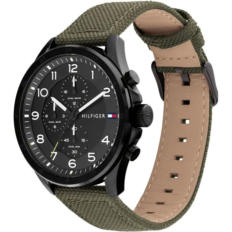 Tommy Hilfiger Mens Dark Green Watch 1792006