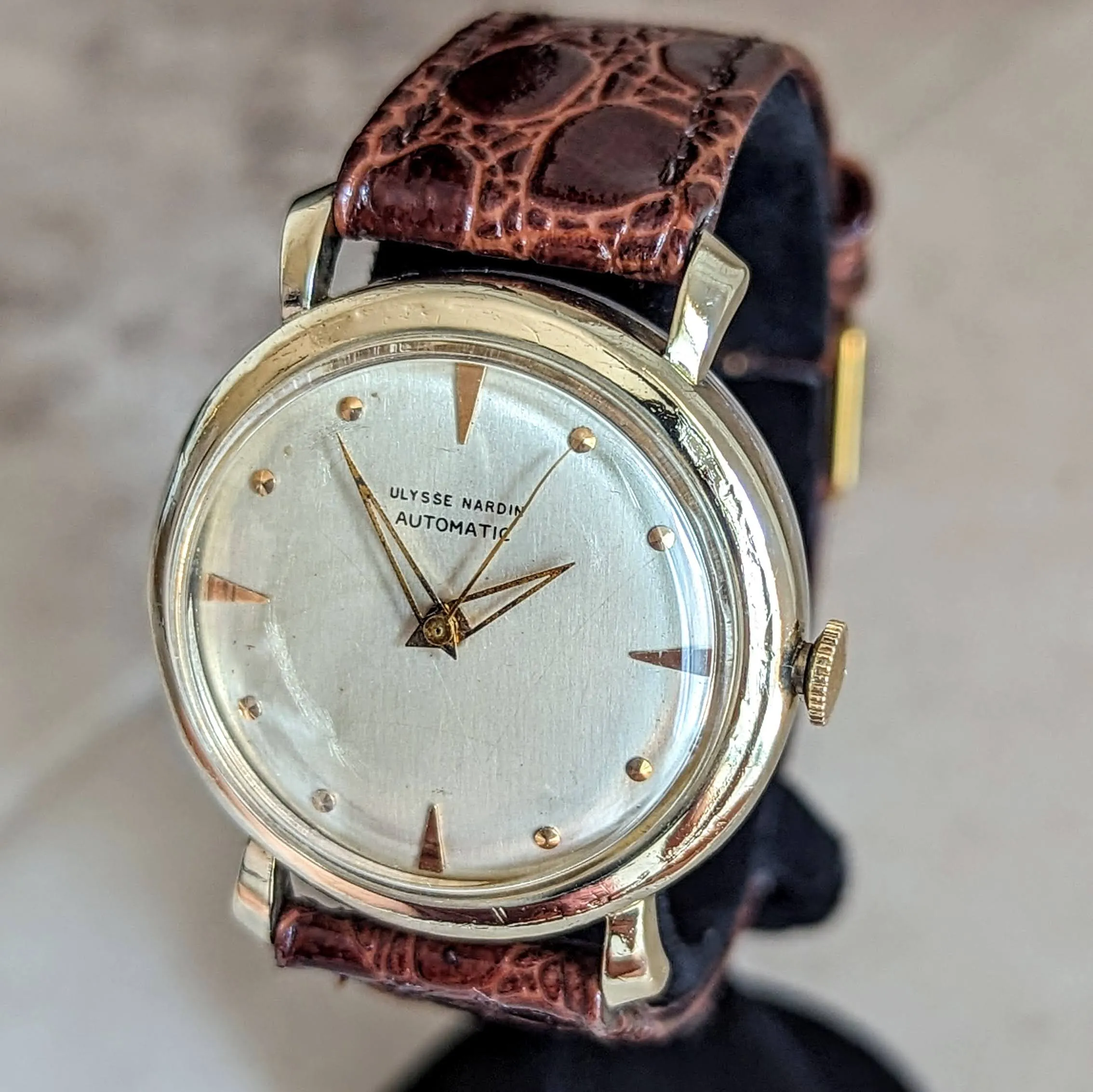 ULYSSE NARDIN CHRONOMETER Automatic Watch Cal. Felsa Bidynator 690 17 Jewels Vintage Wristwatch