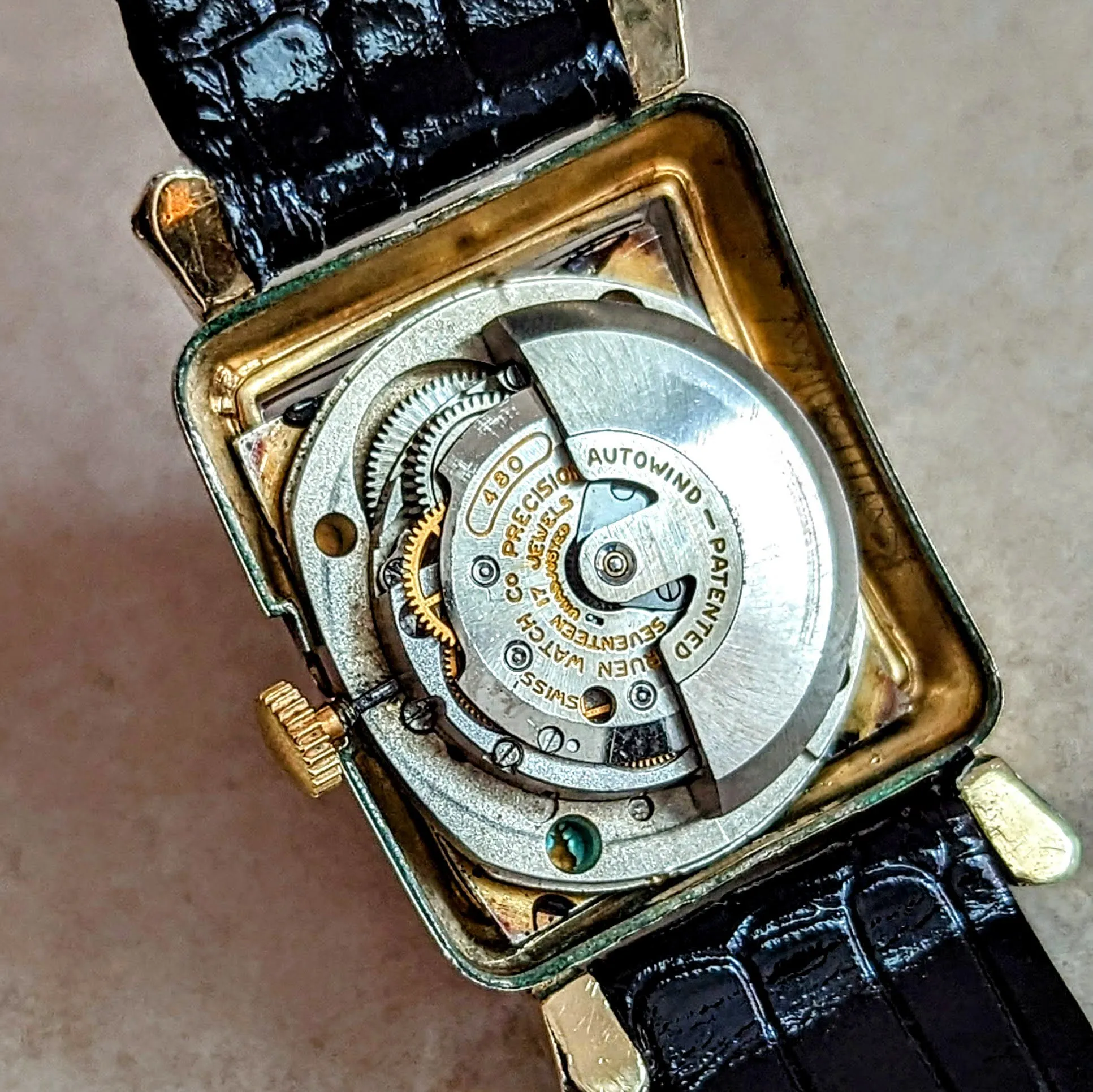 Vintage 1951 GRUEN Precision Autowind Wristwatch Swiss Automatic Watch