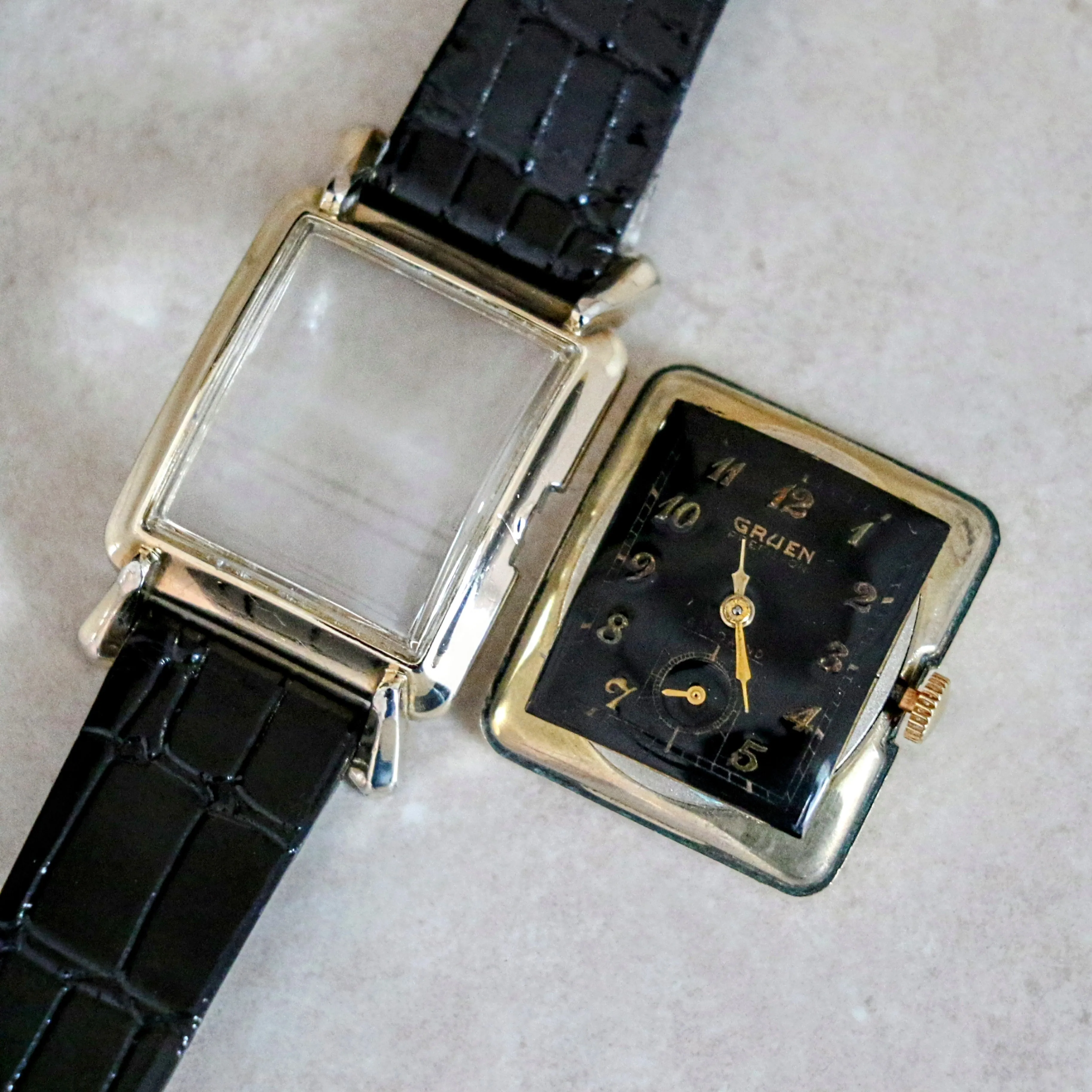 Vintage 1951 GRUEN Precision Autowind Wristwatch Swiss Automatic Watch