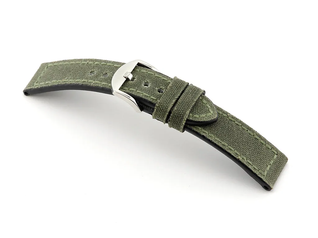 Virginia - Drab Olive - Vintage Canvas